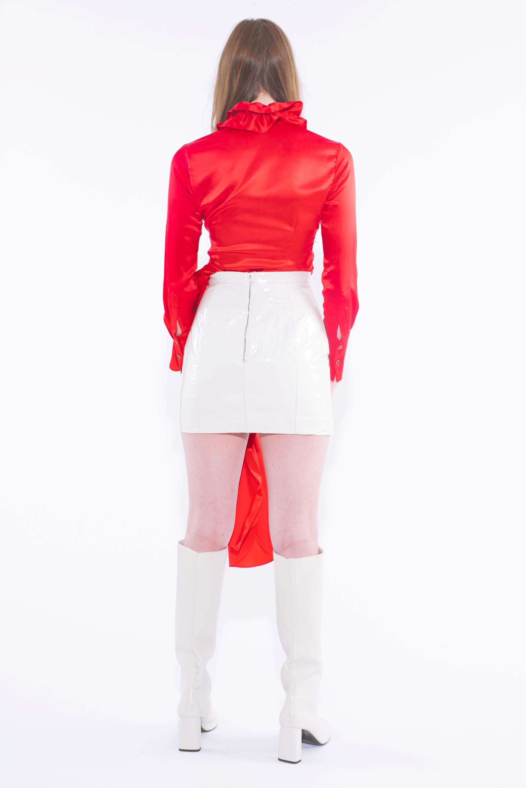 Neu Retro Leather Mini Skirt